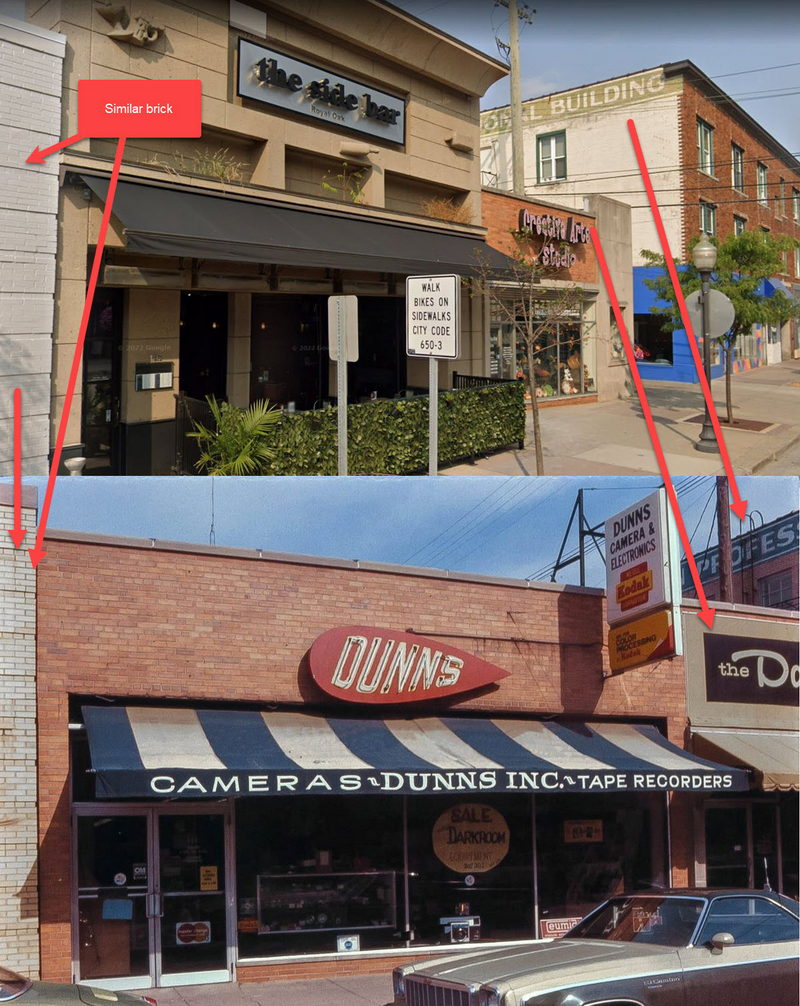 Dunns Camera - Then Vs Now Comparison (newer photo)